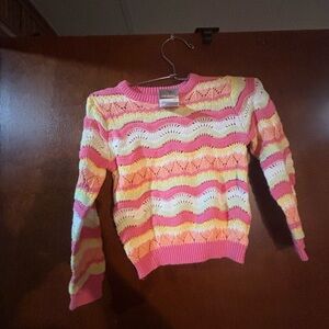 Colorful Striped girls  Sweater size 5/6